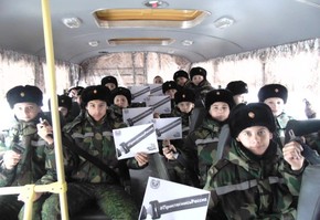 Воспитанники кадетского корпуса поддержали кампанию «Пристегнись, Россия!»