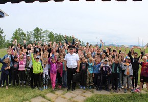 Главный государственный инспектор дорожного движения в Шарыпово посетил детский оздоровительный лагерь "Парус"