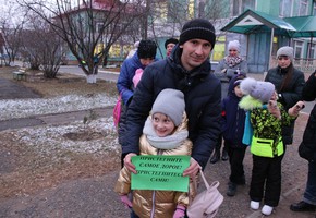 В Шарыпово воспитанники детского сада призвали родителей к использованию детских удерживающих устройств