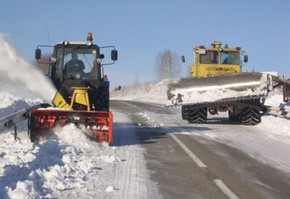 Расчистка улиц от снега  идет поэтапно