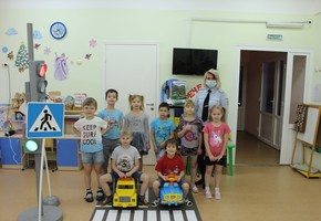 В г. Шарыпово дошкольники изучают ПДД  используя обучающее оборудование
